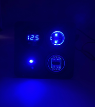 Load image into Gallery viewer, Ford Volt Meter Dual USB