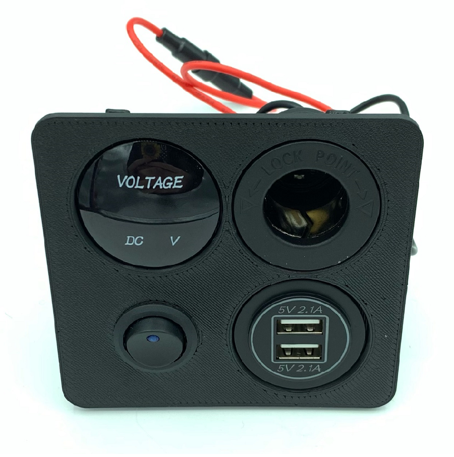 Ford Volt Meter Dual USB